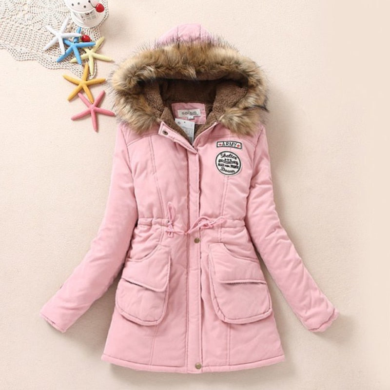 Women’s Hooded Thicken Winter Coat - Pink / S - Women’s Clothing & Accessories - Coats & Jackets - 16 - 2024