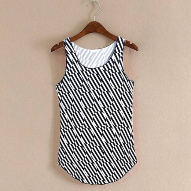 Hot Summer Fitness Tanks - Striped / One Size - Women’s Clothing & Accessories - Shirts & Tops - 21 - 2024