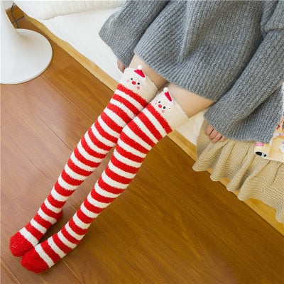 Japanese Mori Girl Animal Socks - Santa Claus / One Size - Women’s Clothing & Accessories - Shirts & Tops - 79 - 2024