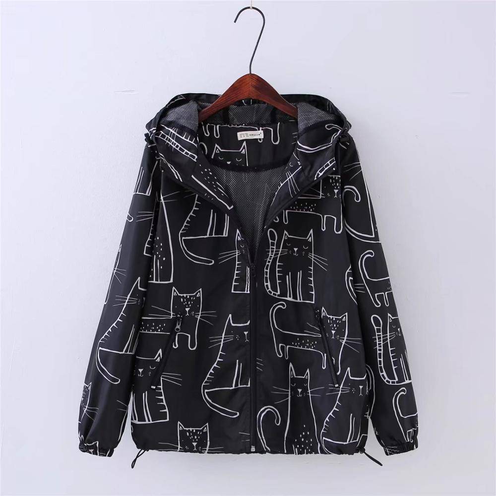 Kawaii Cat Printed Jacket - Women’s Clothing & Accessories - Clothing - 3 - 2024