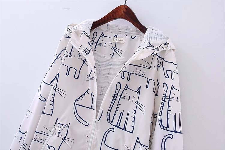 Kawaii Cat Printed Jacket - Women’s Clothing & Accessories - Clothing - 7 - 2024