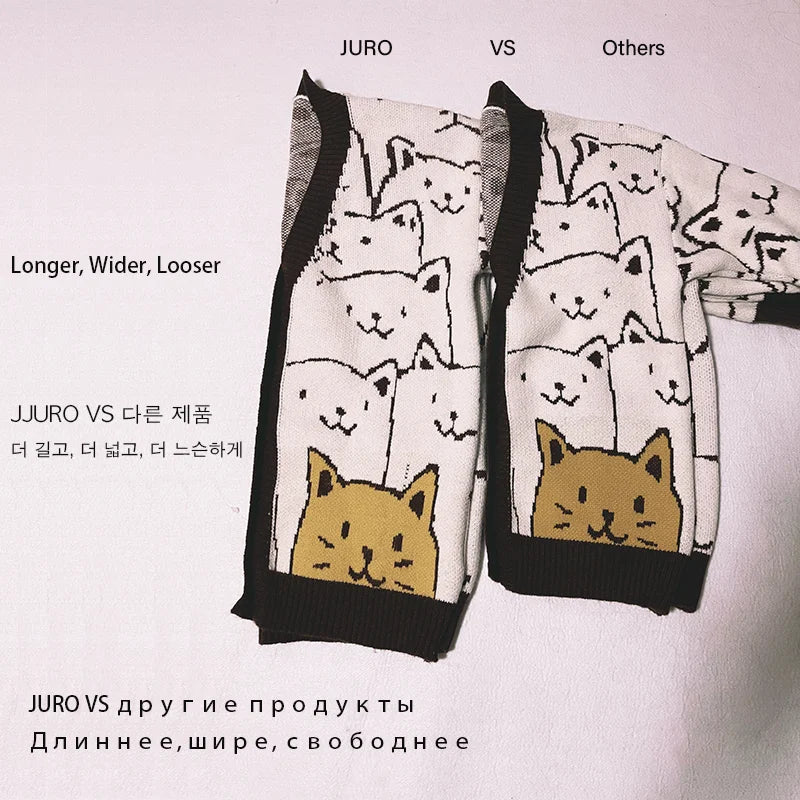 Kawaii Harajuku Neko Cat Style Cardigan - Women’s Clothing & Accessories - Shirts & Tops - 6 - 2024