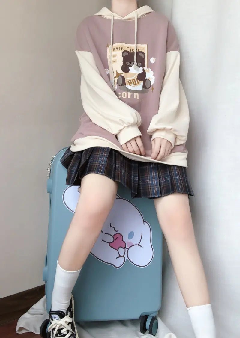 Kawaii Japanese Style Bear Autumn Hoodie - Women’s Clothing & Accessories - Shirts & Tops - 6 - 2024