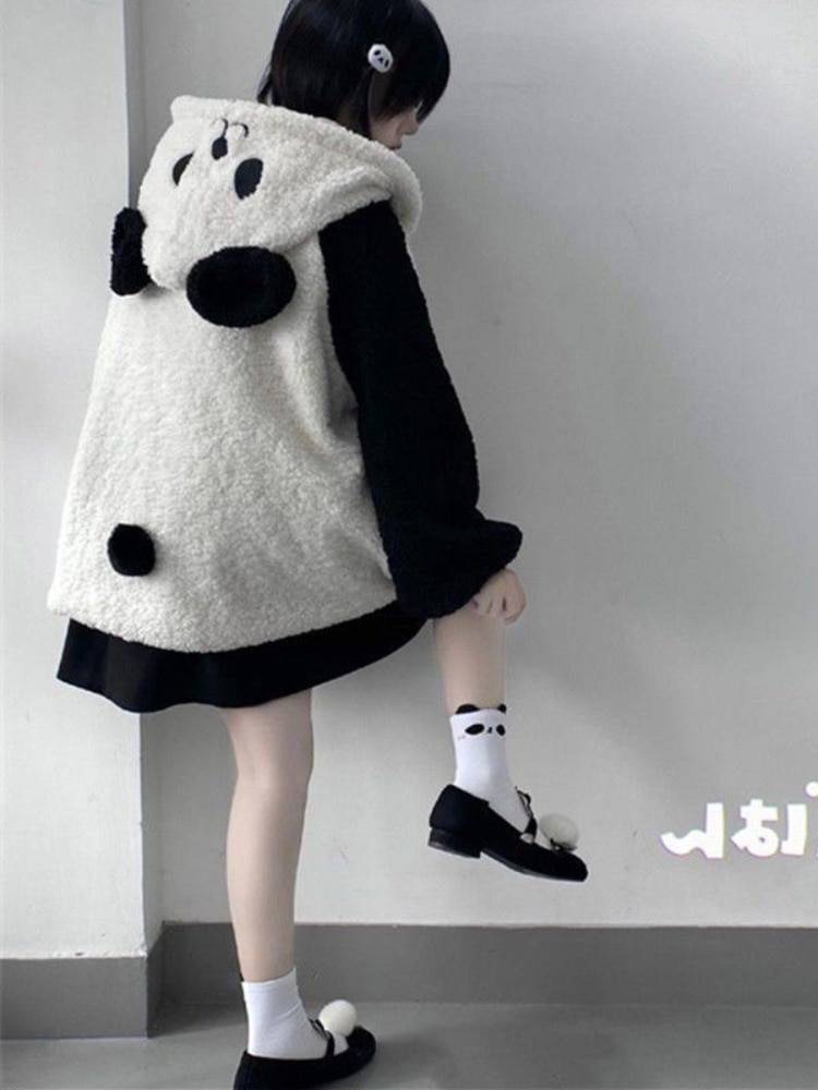 Kawaii Panda Ears Hoodies - Women’s Clothing & Accessories - Clothing - 7 - 2024