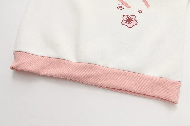 Kawaii Pastel Cherry Blossom Harajuku Hoodie - Women’s Clothing & Accessories - Outerwear - 21 - 2024