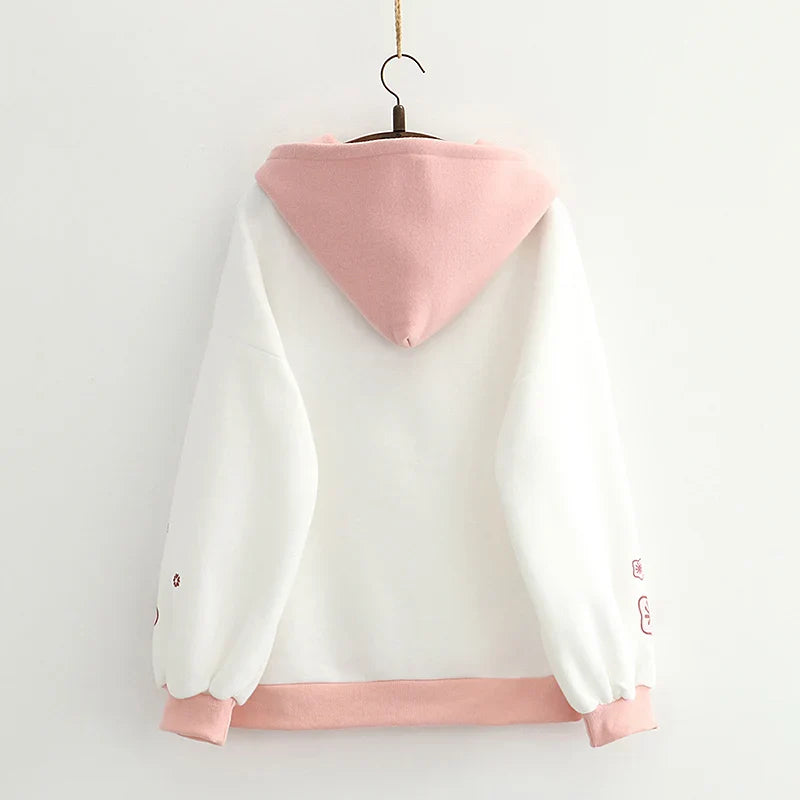 Kawaii Pastel Cherry Blossom Harajuku Hoodie - Women’s Clothing & Accessories - Outerwear - 13 - 2024