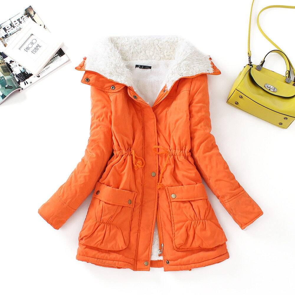 Kawaii Winter Coat - Orange / L - Women’s Clothing & Accessories - Coats & Jackets - 20 - 2024