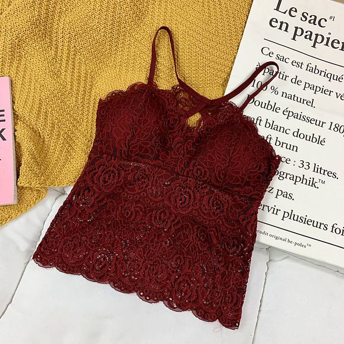 Women’s Knitted Tank Top - Nearest Warehouse / One Size / d red - Women’s Clothing & Accessories - Shirts & Tops