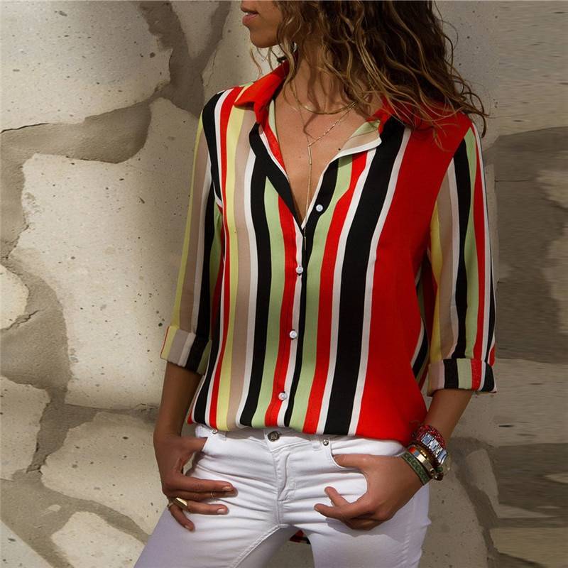 Korean Office Chiffon Blouse - Multicolour / L - Women’s Clothing & Accessories - Shirts & Tops - 24 - 2024