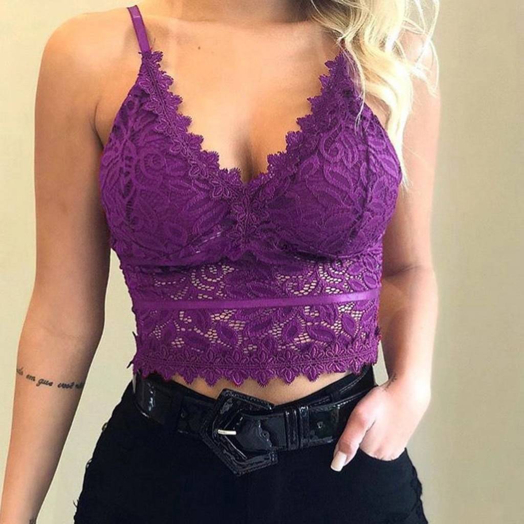 Lace Bralette Crop Top - Women’s Clothing & Accessories - Shirts & Tops - 5 - 2024
