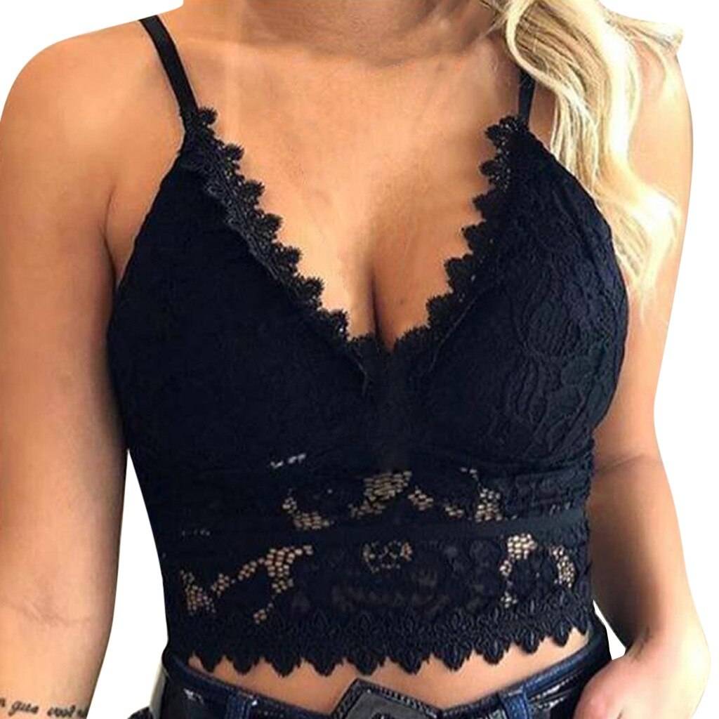 Lace Bralette Crop Top - Black / M / united-states - Women’s Clothing & Accessories - Shirts & Tops - 11 - 2024