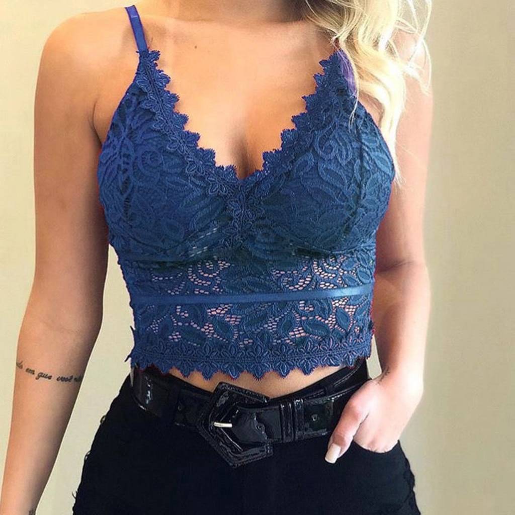 Lace Bralette Crop Top - Women’s Clothing & Accessories - Shirts & Tops - 7 - 2024
