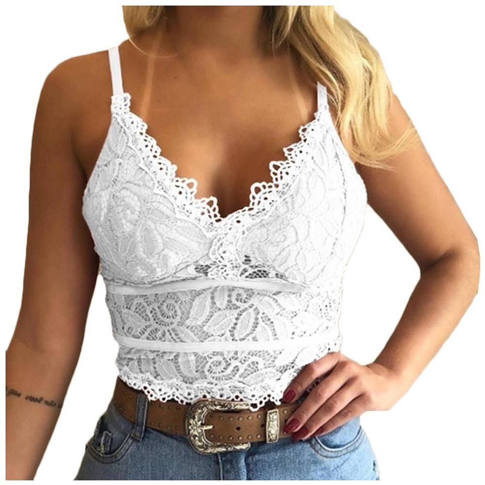 Lace Bralette Crop Top - Ivory / M / united-states - Women’s Clothing & Accessories - Shirts & Tops - 10 - 2024