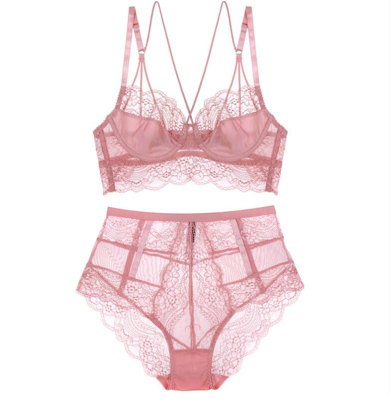 Lace Lingerie Set - Pink / 80C - Women’s Clothing & Accessories - Lingerie - 9 - 2024