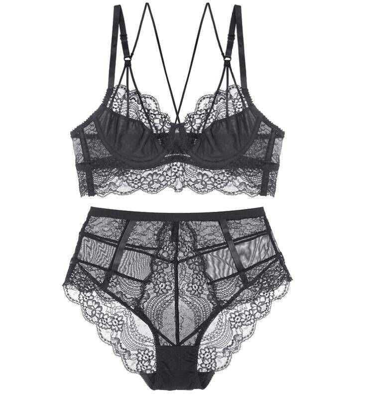 Lace Lingerie Set - Black / 80C - Women’s Clothing & Accessories - Lingerie - 10 - 2024
