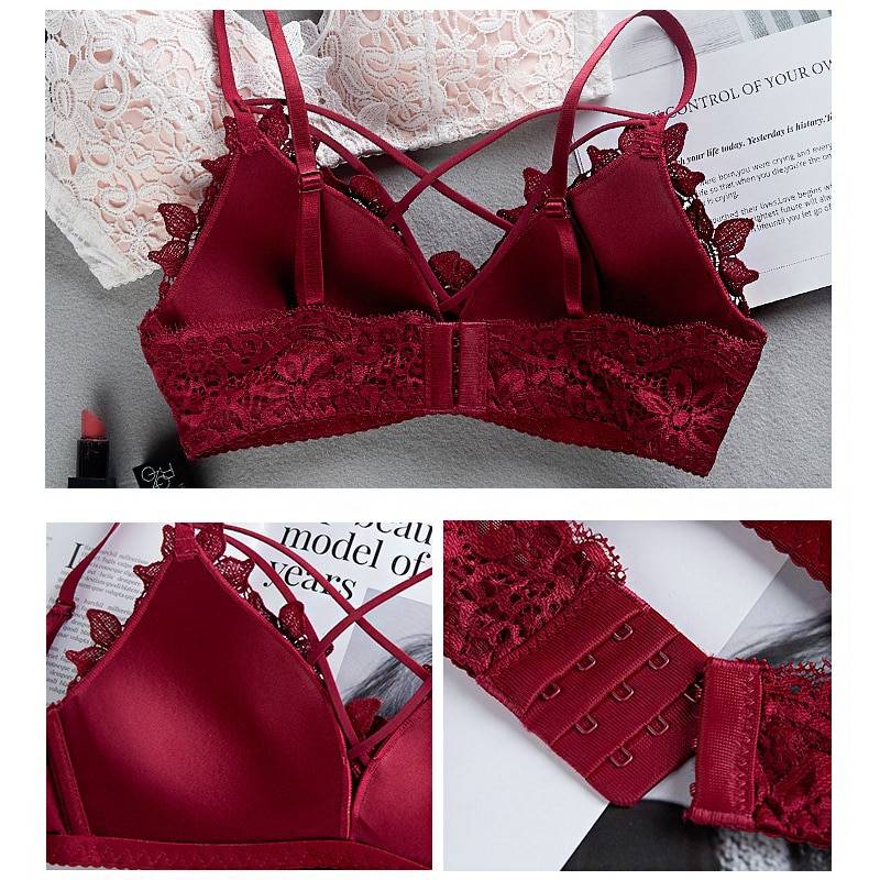 Lace Push Up Bralette - Women’s Clothing & Accessories - Bras - 11 - 2024