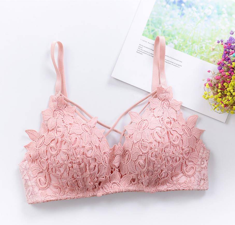 Lace Push Up Bralette - Pink / 80A - Women’s Clothing & Accessories - Bras - 17 - 2024