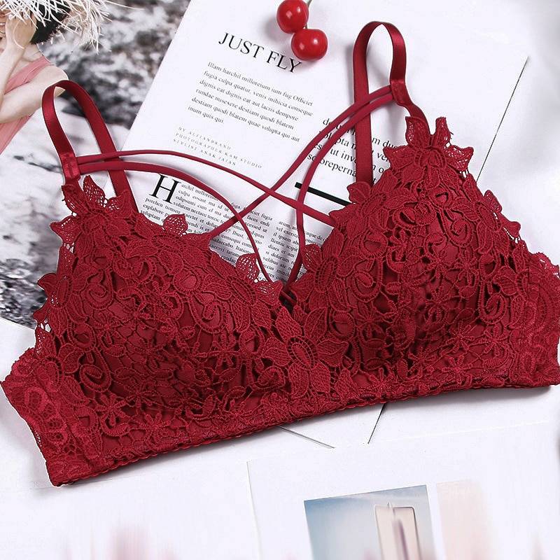 Lace Push Up Bralette - Women’s Clothing & Accessories - Bras - 8 - 2024