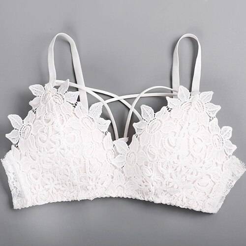 Lace Push Up Bralette - White / 80A - Women’s Clothing & Accessories - Bras - 19 - 2024