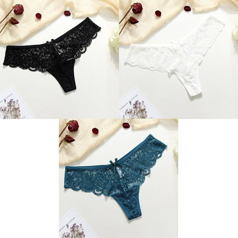 Lace Thongs - 3 Piece - 14 / S / China - Women’s Clothing & Accessories - Pants - 23 - 2024