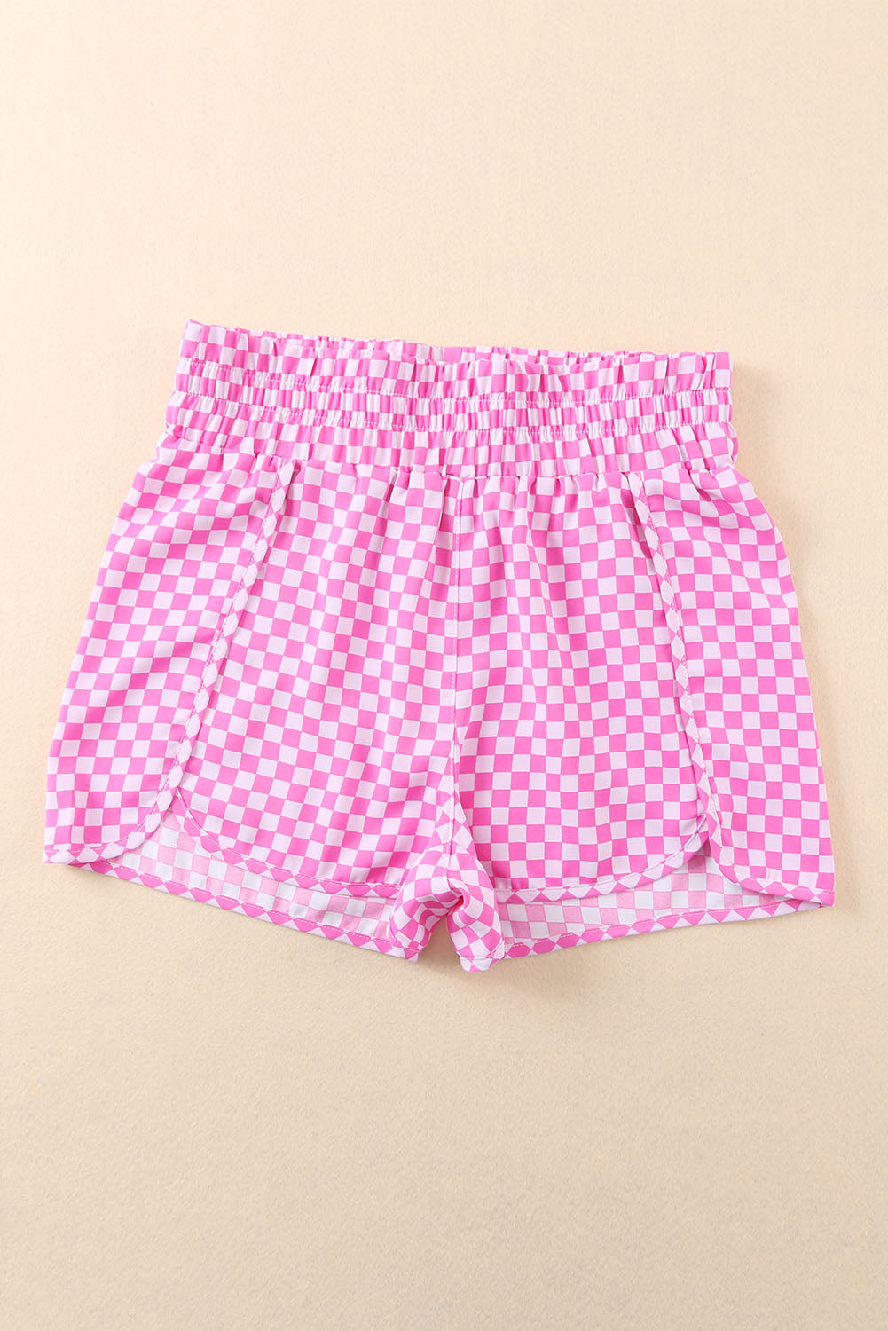 Leopard Elastic Waist Shorts - Checkered / S - Women’s Clothing & Accessories - Shorts - 27 - 2024