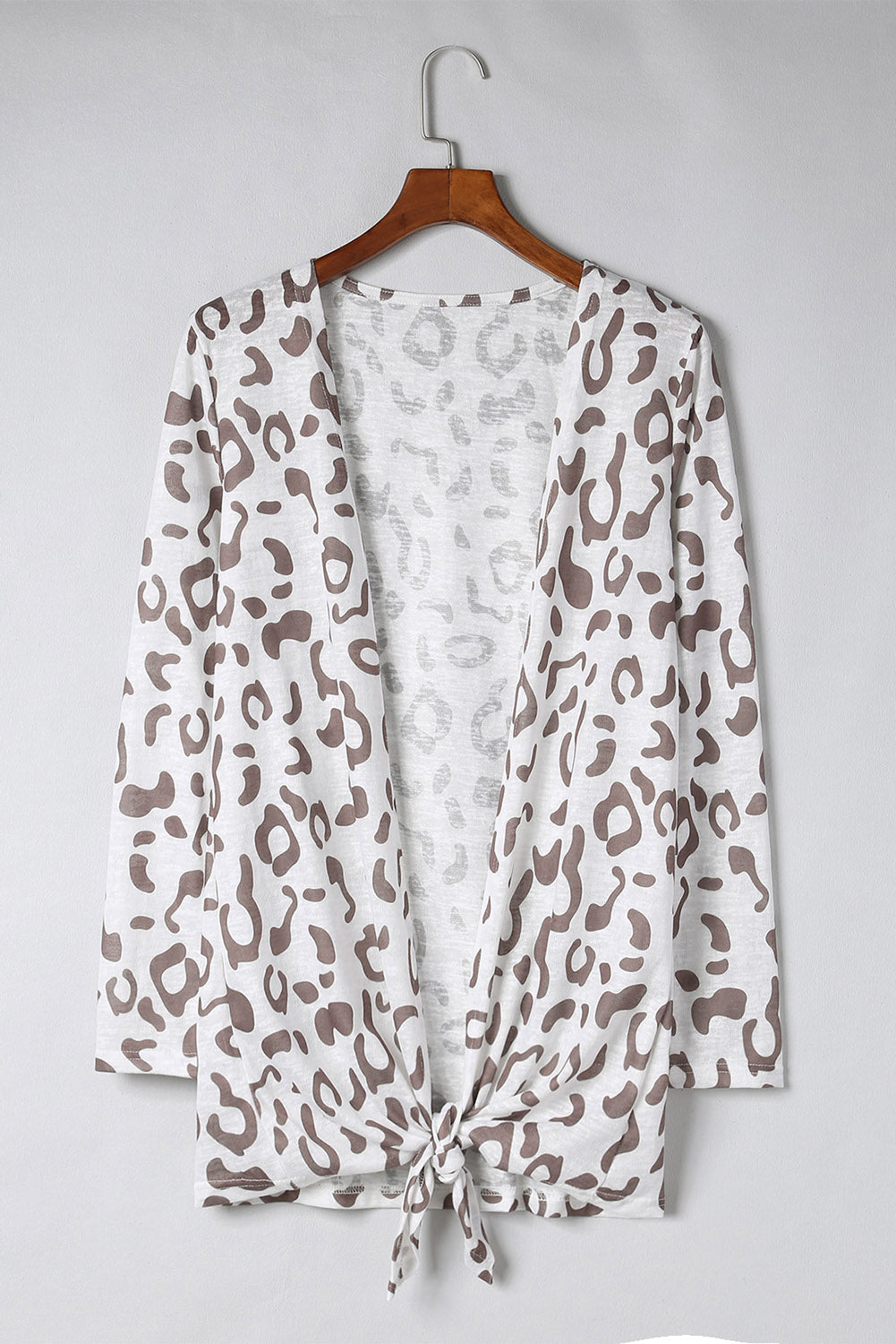 Leopard Long-Sleeve Open Front Cardigan - Women’s Clothing & Accessories - Dresses - 5 - 2024