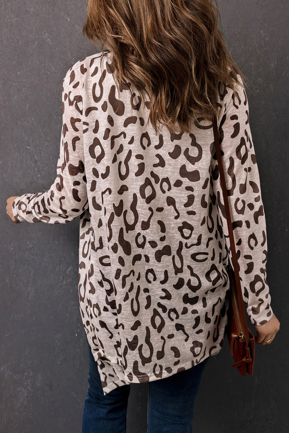 Leopard Long-Sleeve Open Front Cardigan - Women’s Clothing & Accessories - Dresses - 2 - 2024