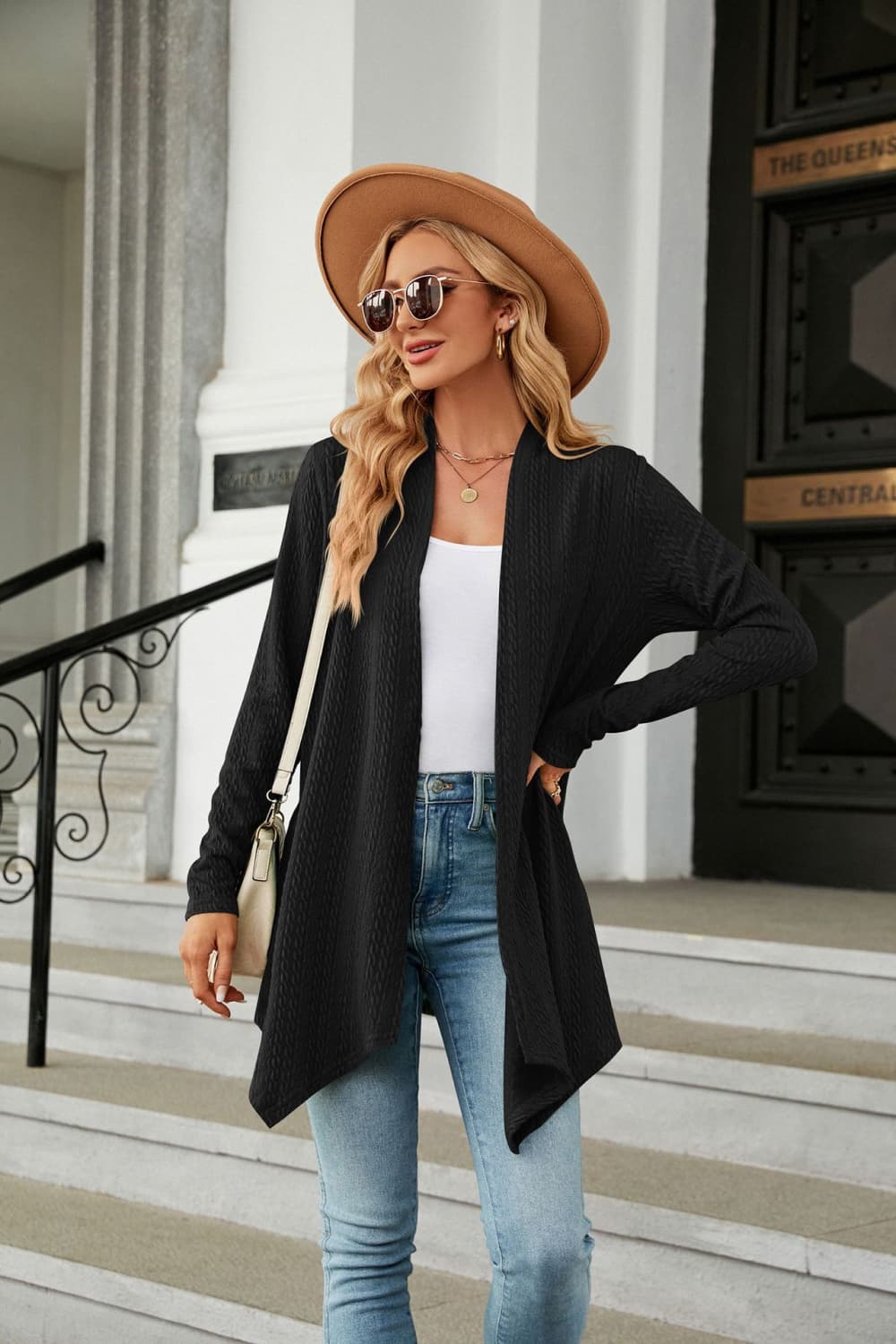 Long Sleeve Cardigan - Black / S - Women’s Clothing & Accessories - Shirts & Tops - 22 - 2024