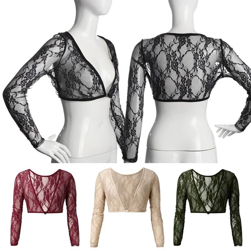 Long Sleeve Mesh Shaping Top - Women’s Clothing & Accessories - Shirts & Tops - 6 - 2024