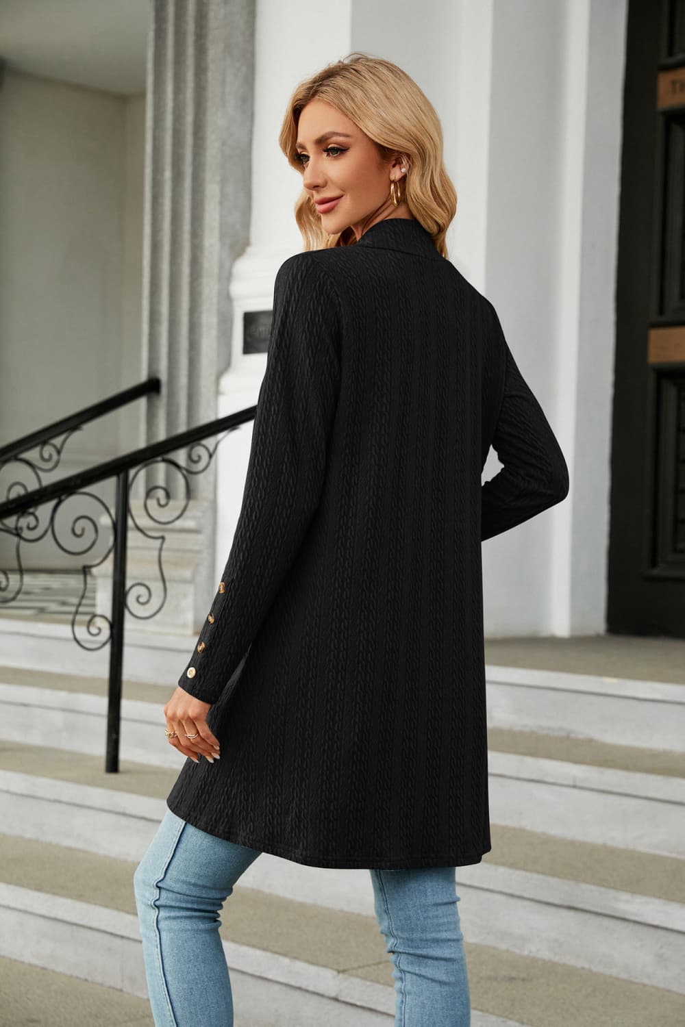 Long Sleeve Open Front Cardigan - Women’s Clothing & Accessories - Shirts & Tops - 24 - 2024