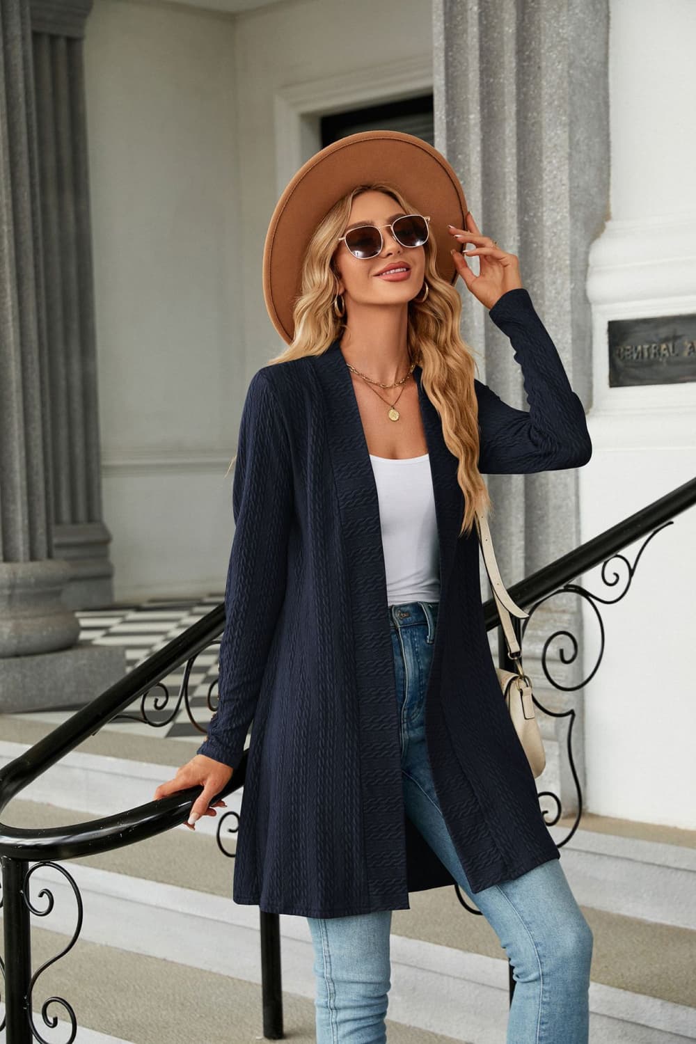 Long Sleeve Open Front Cardigan - Women’s Clothing & Accessories - Shirts & Tops - 26 - 2024