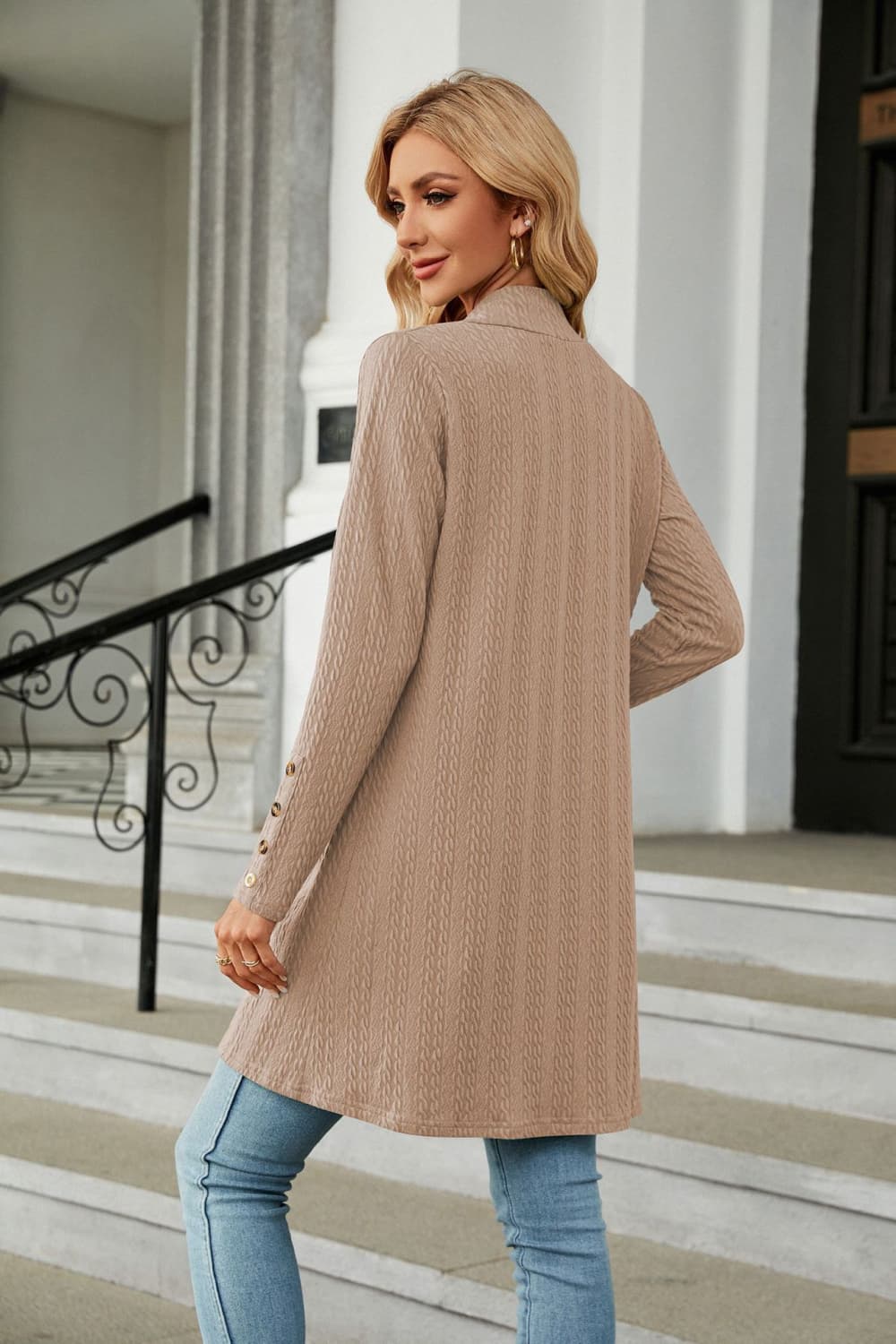 Long Sleeve Open Front Cardigan - Women’s Clothing & Accessories - Shirts & Tops - 15 - 2024