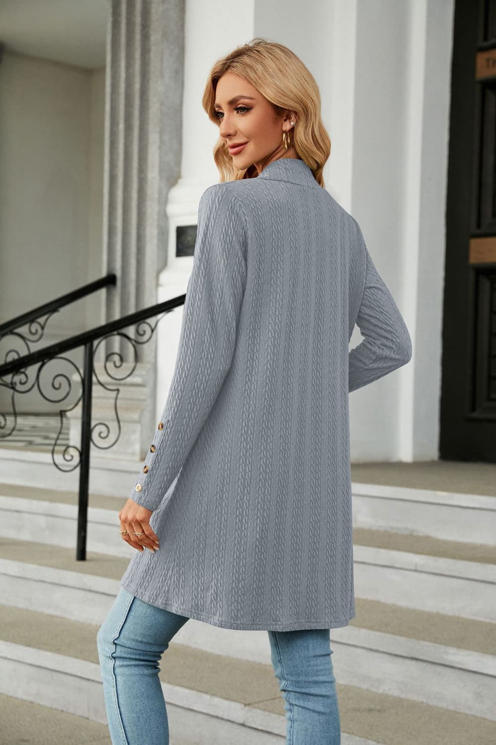 Long Sleeve Open Front Cardigan - Women’s Clothing & Accessories - Shirts & Tops - 21 - 2024