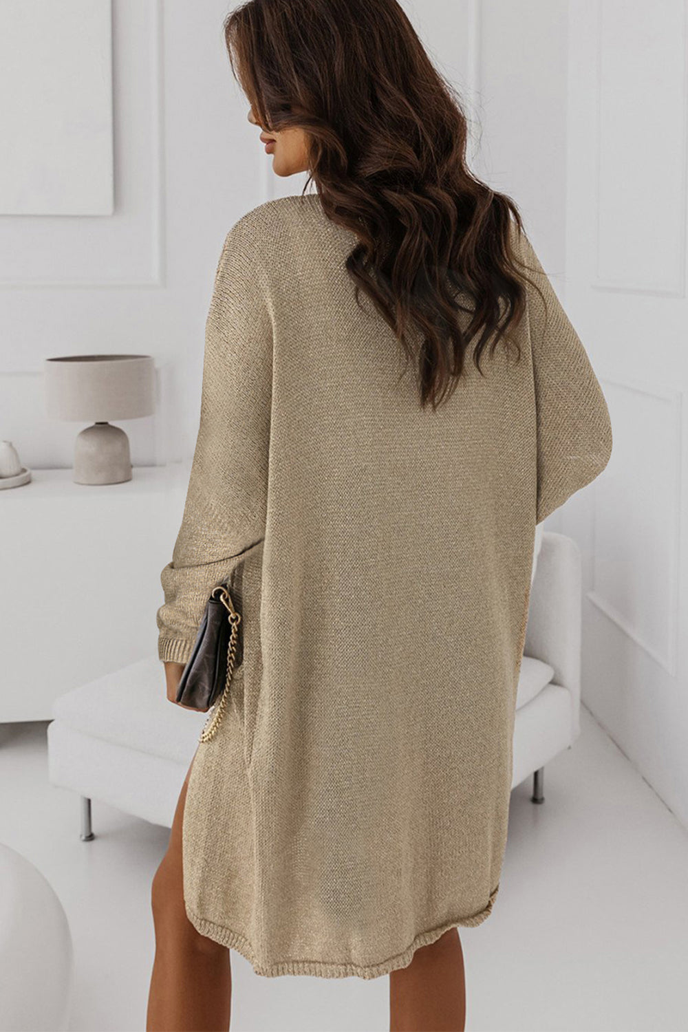 Long Sleeve Pocketed Cardigan - Women’s Clothing & Accessories - Shirts & Tops - 2 - 2024