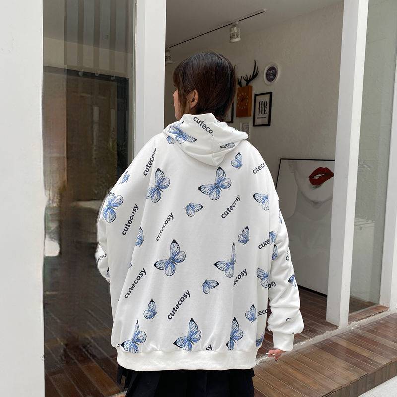Loose Butterfly Hoodie - Women’s Clothing & Accessories - Shirts & Tops - 9 - 2024