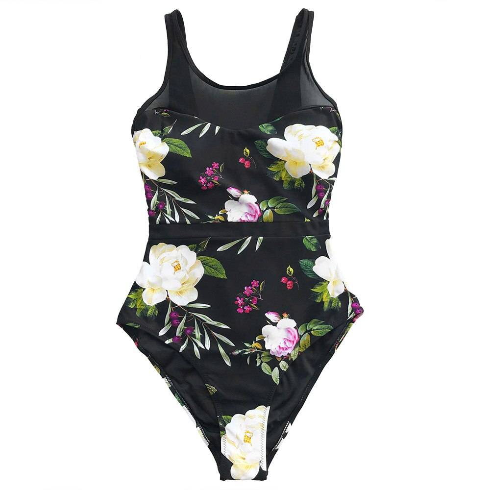 Lotus Floral One Piece - 1 / XS / China - Women’s Clothing & Accessories - Swimwear - 12 - 2024