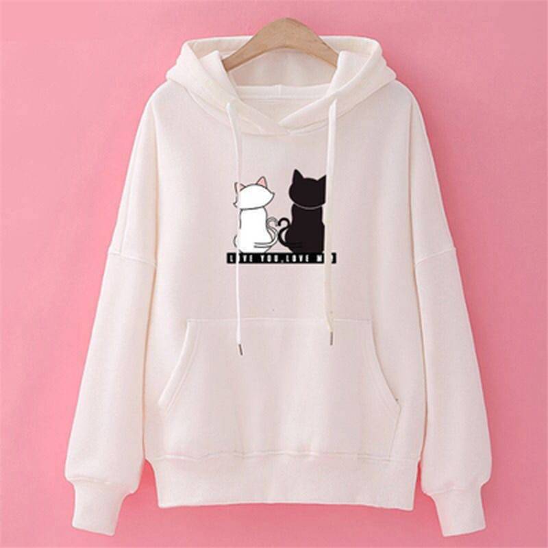 Love You. Love Me! Cat Hoodie - Women’s Clothing & Accessories - Shirts & Tops - 6 - 2024