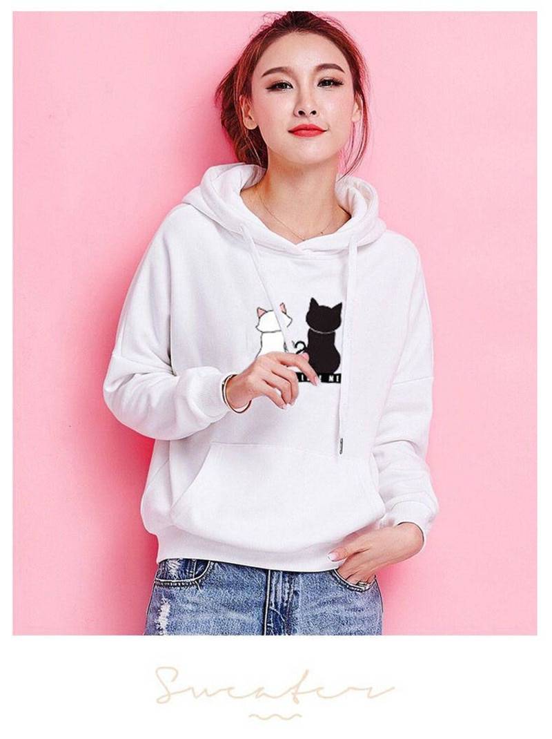 Love You. Love Me! Cat Hoodie - Women’s Clothing & Accessories - Shirts & Tops - 8 - 2024