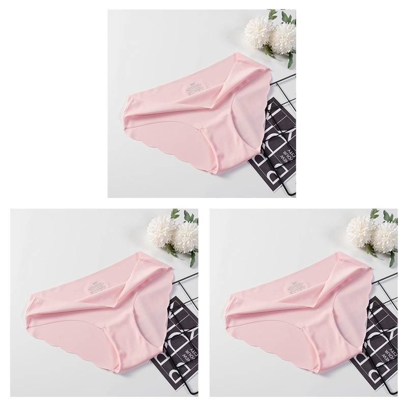 Low-Rise Seamless Panties Set - 3 Pcs - set 8 / L / Nearest Warehouse - Women’s Clothing & Accessories - Underwear
