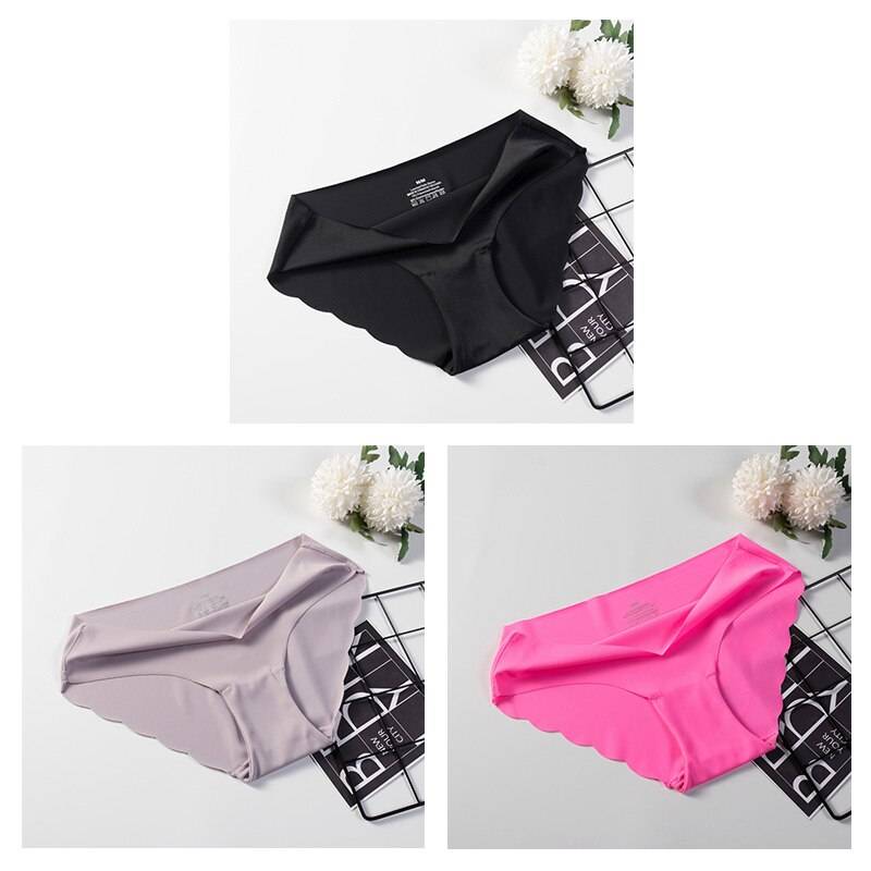 Low-Rise Seamless Panties Set - 3 Pcs - set 12 / L / Nearest Warehouse - Women’s Clothing & Accessories - Underwear