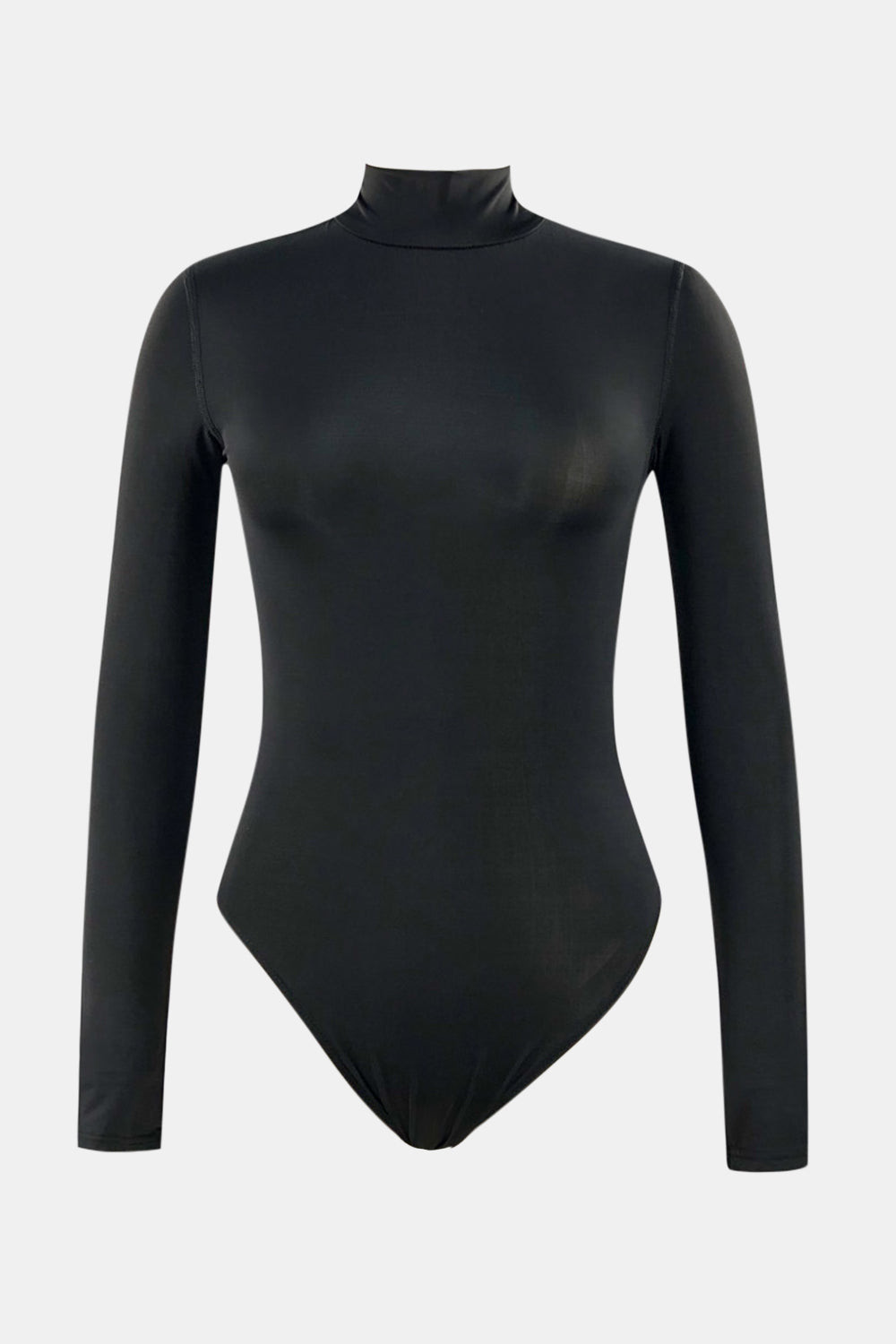 Mock Neck Long Sleeve One-Piece Swimwear - Women’s Clothing & Accessories - Swimwear - 4 - 2024