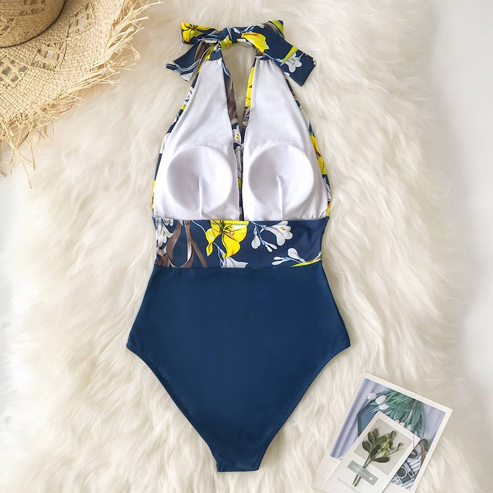 Navy One Piece Swimsuit - Women’s Clothing & Accessories - Shirts & Tops - 3 - 2024
