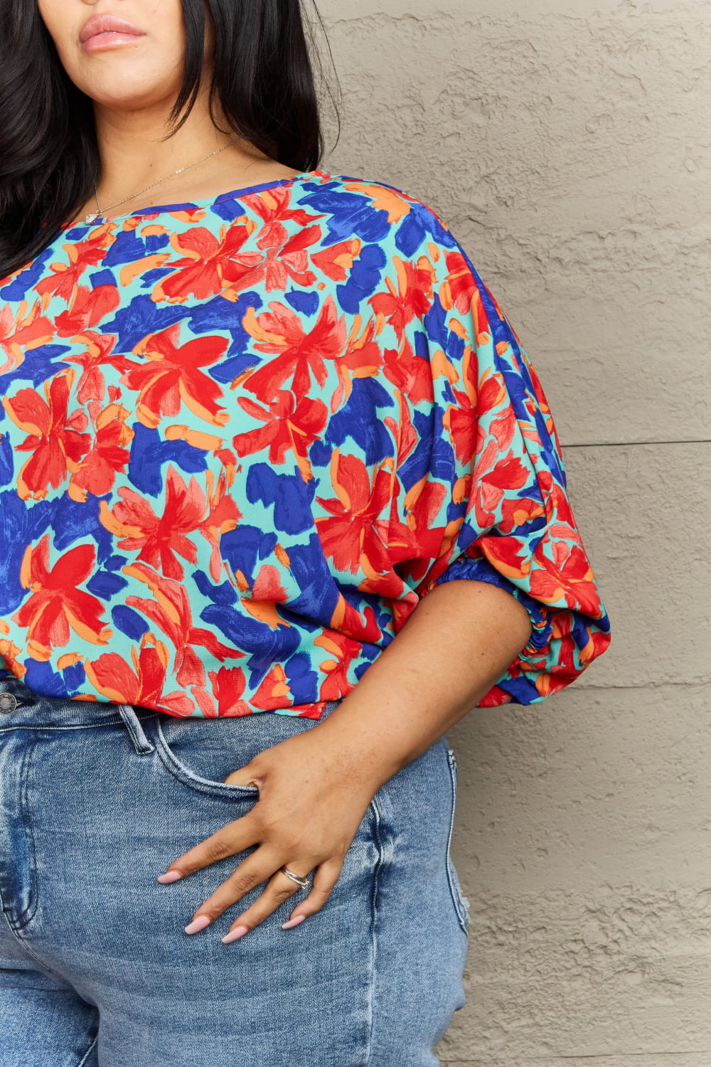 New Season Plus Size Floral Blouse - Women’s Clothing & Accessories - Shirts & Tops - 5 - 2024