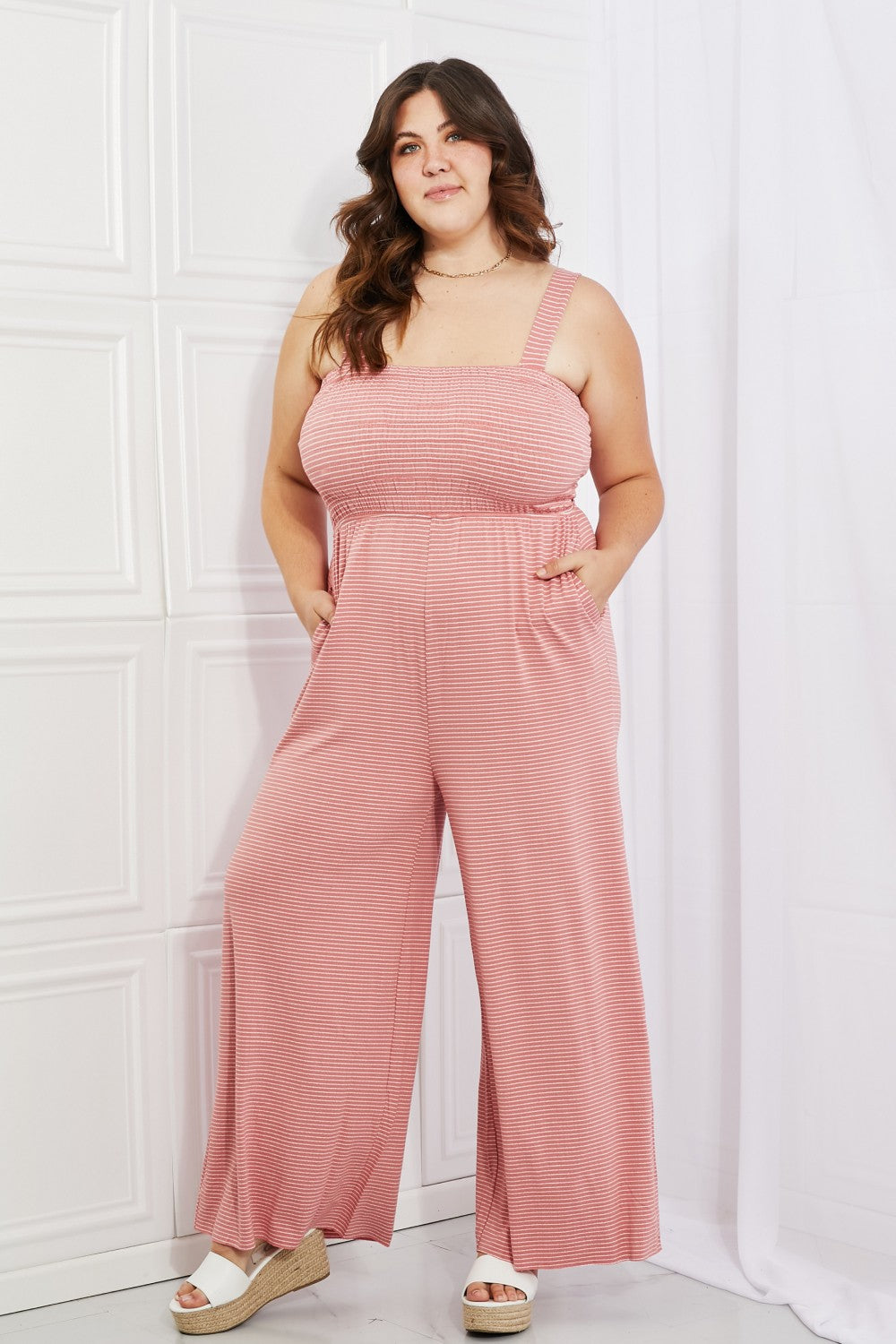 Only Exception Full Size Striped Jumpsuit - Women’s Clothing & Accessories - Jumpsuits & Rompers - 6 - 2024