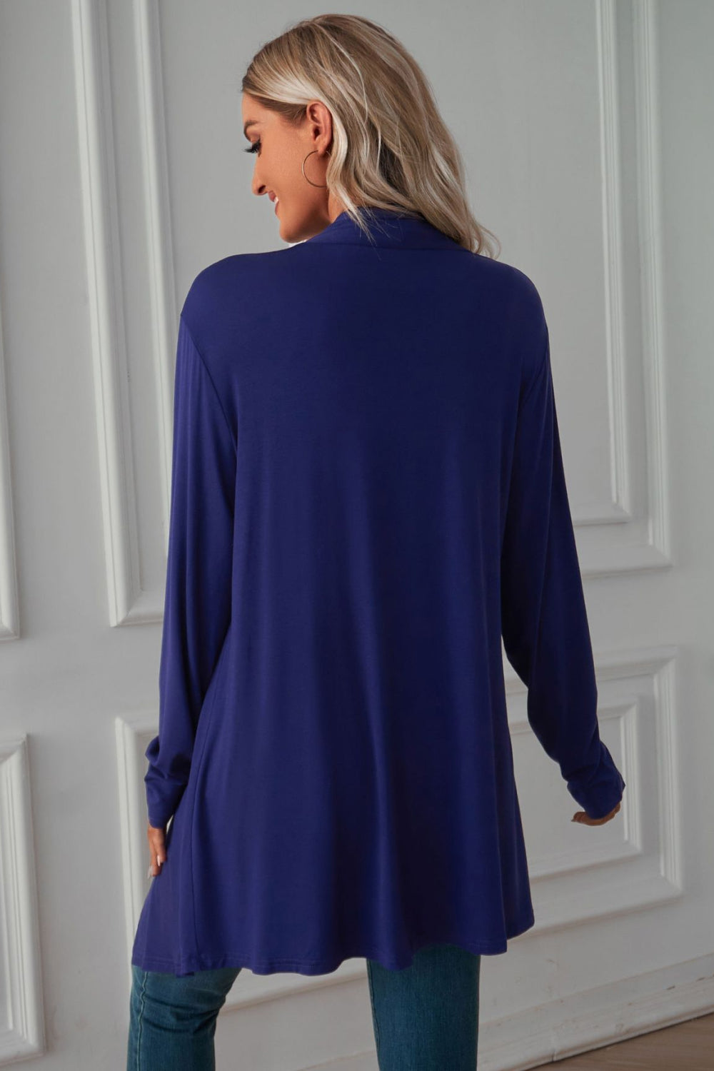 Open Front Long Sleeve Cardigan - Women’s Clothing & Accessories - Shirts & Tops - 2 - 2024