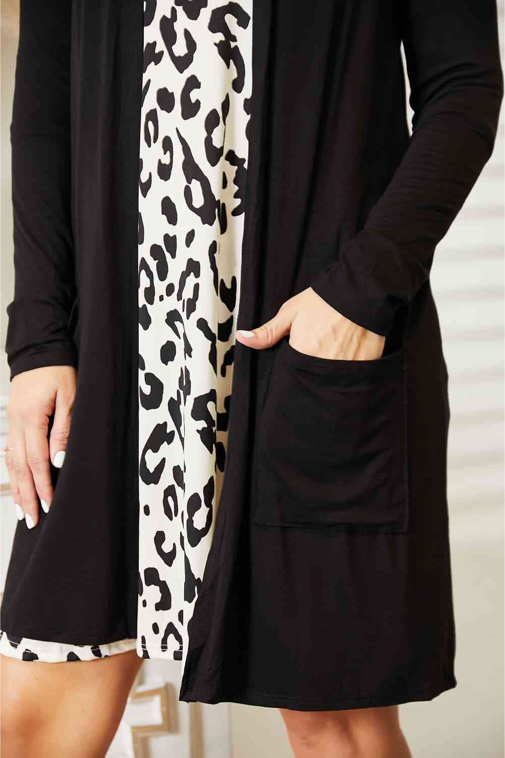 Open Front Longline Cardigan with Pockets - Women’s Clothing & Accessories - Shirts & Tops - 5 - 2024