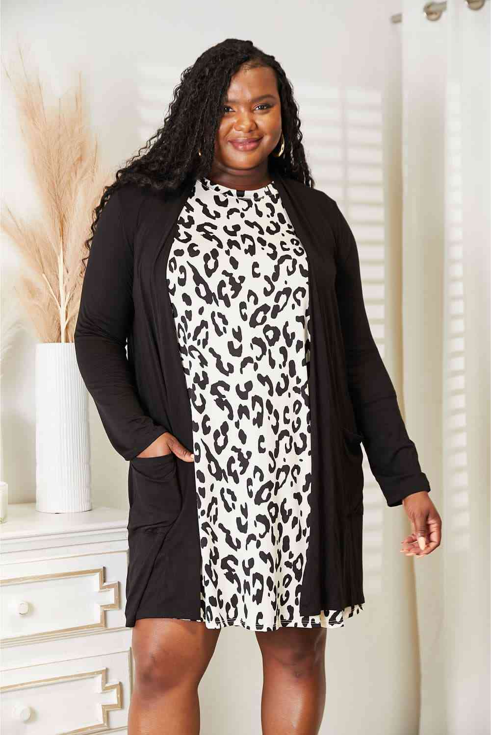 Open Front Longline Cardigan with Pockets - Women’s Clothing & Accessories - Shirts & Tops - 6 - 2024