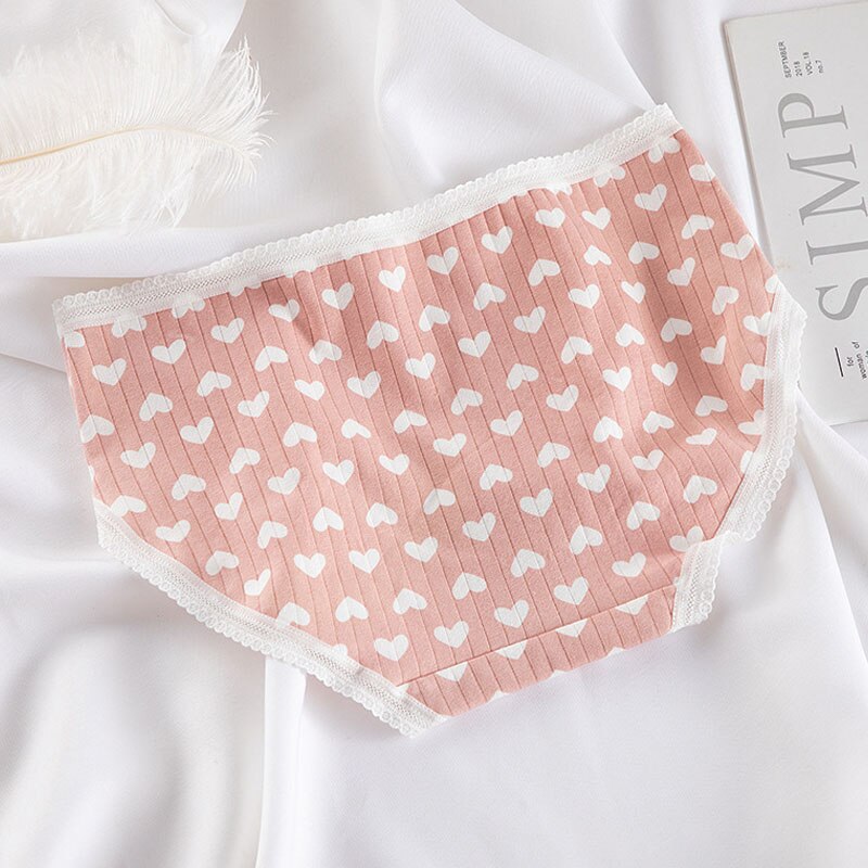 Pastel Pink Heart Print Underwear Pack - Women’s Clothing & Accessories - Clothing - 2 - 2024