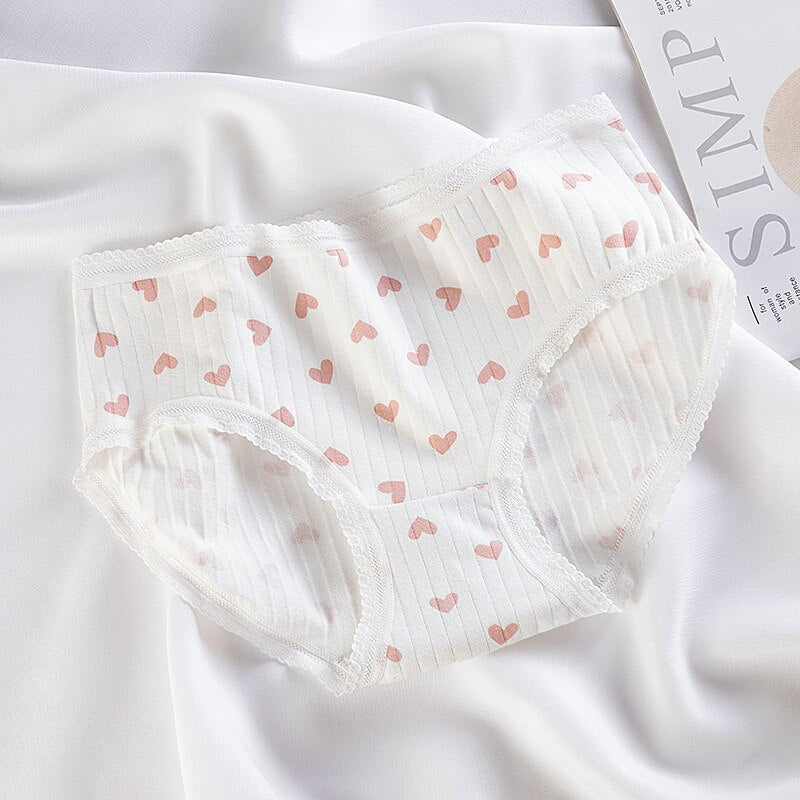 Pastel Pink Heart Print Underwear Pack - NK156-503 / XL / 5pcs - Women’s Clothing & Accessories - Clothing - 9 - 2024