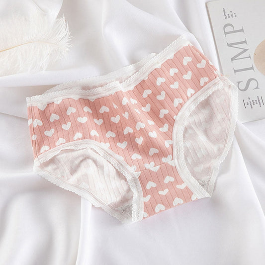 Pastel Pink Heart Print Underwear Pack - Women’s Clothing & Accessories - Clothing - 1 - 2024